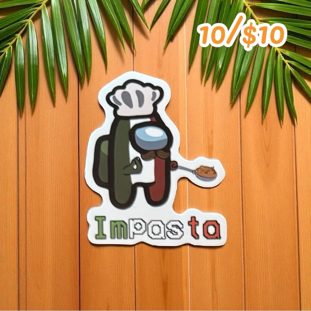 Among Us Impasta Sticker – 3” Glossy Finish